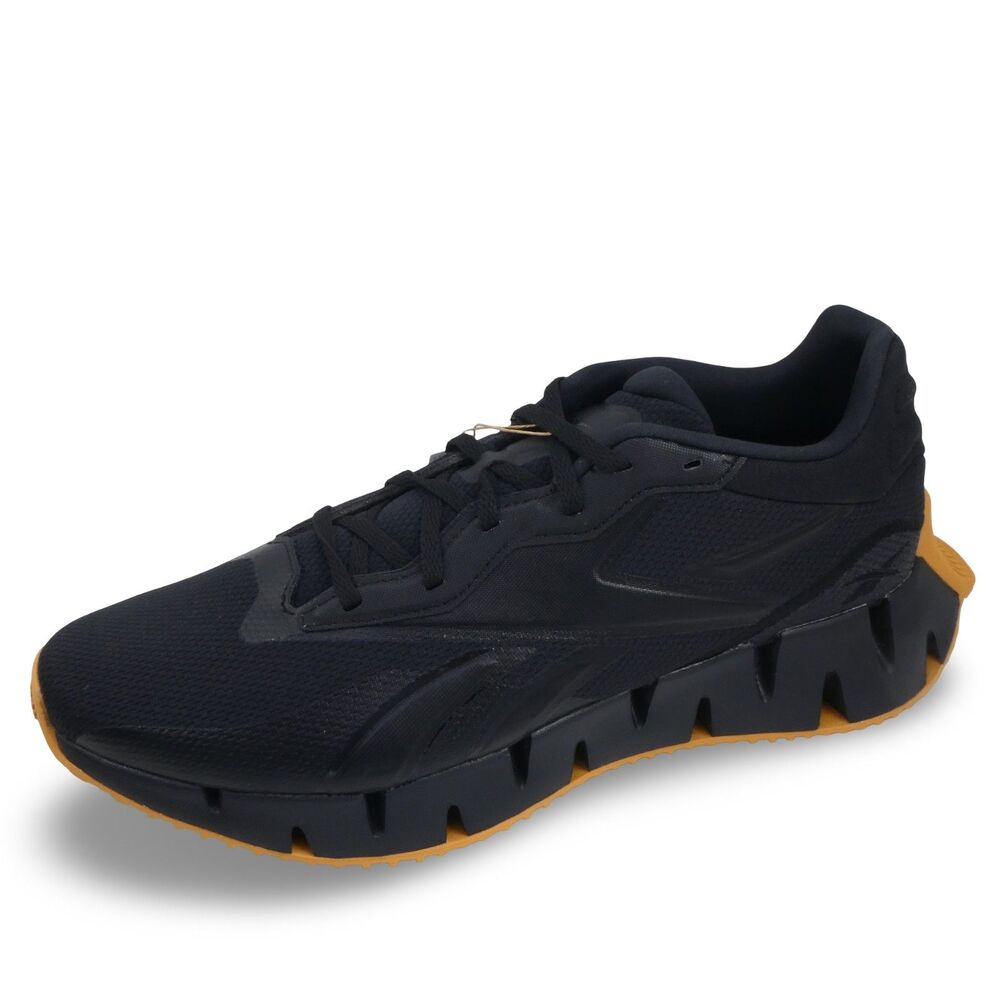 Reebok Men's US 11 Zig Vector Sneakers Black Gum Zig Energy Outsole NWOB